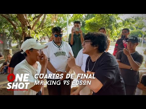 MR KING vs EDSON: Cuartos - ONE SHOT BATTLES (Not Boombap 🚫)