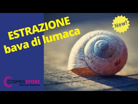 estrazione bava di lumaca naturale biologica italiana