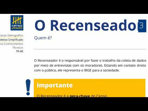 IBGE Technical Knowledge 2020 - CLASS 1