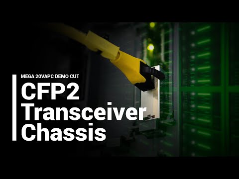 CFP2 Transceiver Chassis Machining on MEGA 20VAPC