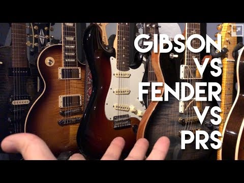 Gibson vs Fender vs PRS