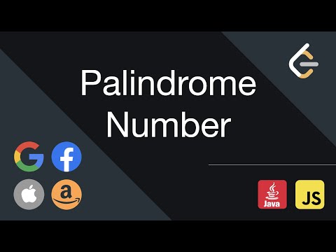 Leetcode Palindrome Number Explained In Javascript Java Coding Interview Question