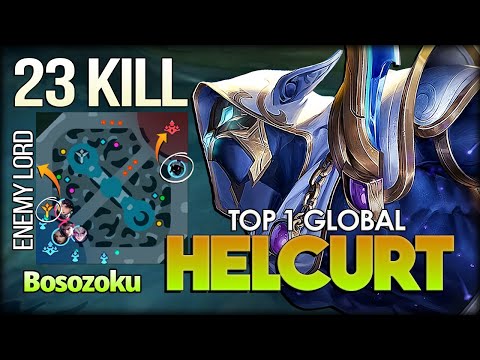 Out of Play!! 23 Kill 10k++ Match of Helcurt by Bosozoku Top 1 Global Helcurt - Mobile Legends