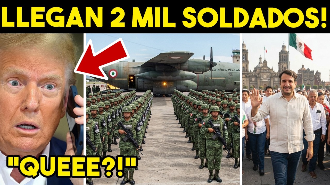 Ultima hora! LLEGAN 2 MIL SOLDADOS, por salida Rocha Moya. EEUU teme a Andrés Lopez.