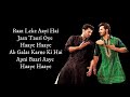 Aira Gaira LYRICS Kalank Kriti Varun Aditya Alia Antara Javed Tushar Pritam