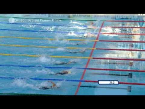Britta Steffen Gold Weltrekord 50m Freistil