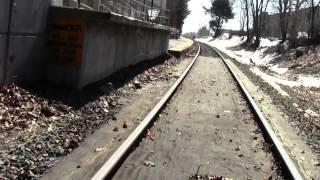 preview picture of video 'Bay Colony Railroad Needham MA Needham Heights Part 4.'