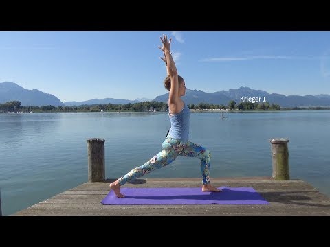 Yogahaltung Virabhadrasana 1, der Krieger 1: auf was du in der Yogapose achten solltest