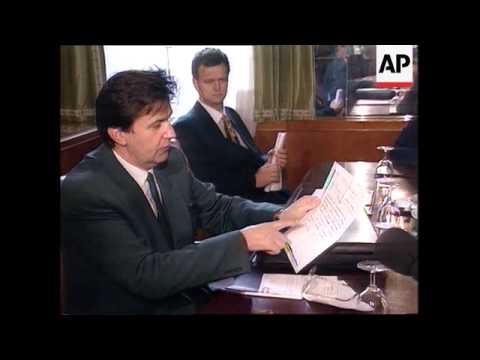 Switzerland - Bosnia Peace Talks