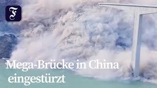 Brückeneinsturz wenige Monate nach Eröffnung