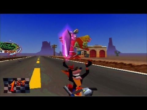 Let's Play Crash Bandicoot: Warped (4) - It's Race Time!