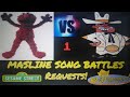 Elmo From Sesame Street VS Doug Dimmadome MASLINE SONG BATTLES REQUESTS ROUND 1