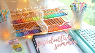 How to have a productive summer 🌸 things to do when bored