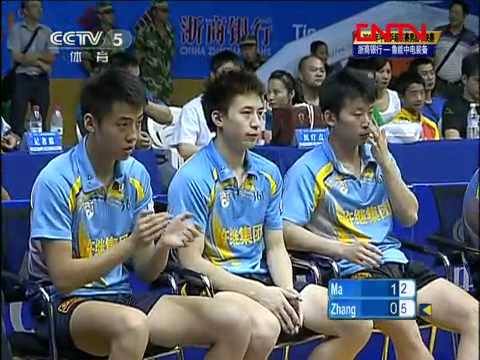 2011 China Super League @CCTV :: MA Lin - ZHANG Jike [Full Match 1/4]