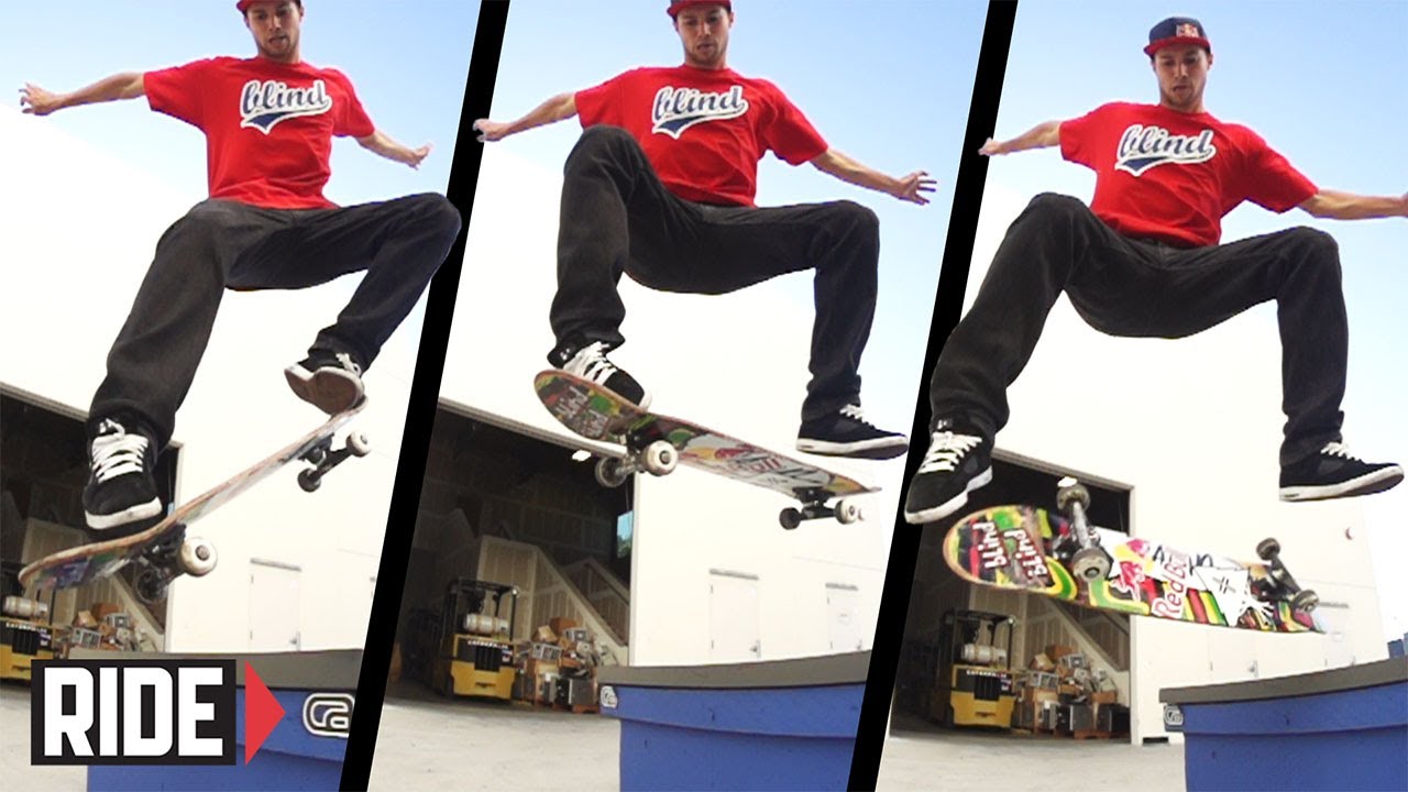 Sewa Kroetkov: Nose Manual Front Foot Late Flip Out - Skateboarding in Slow Motion