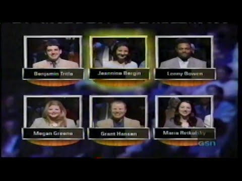 Twenty-One game show from 2000 w/Maury Povich:    Andrew vs Megan (Part 1)