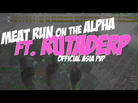 Ark Asia Official PvP | MEATRUNNING The ALPHAS Breeding Station | Ft.R0TADERP