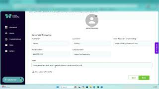 Managing Trusted Partners in Credit Butterfly