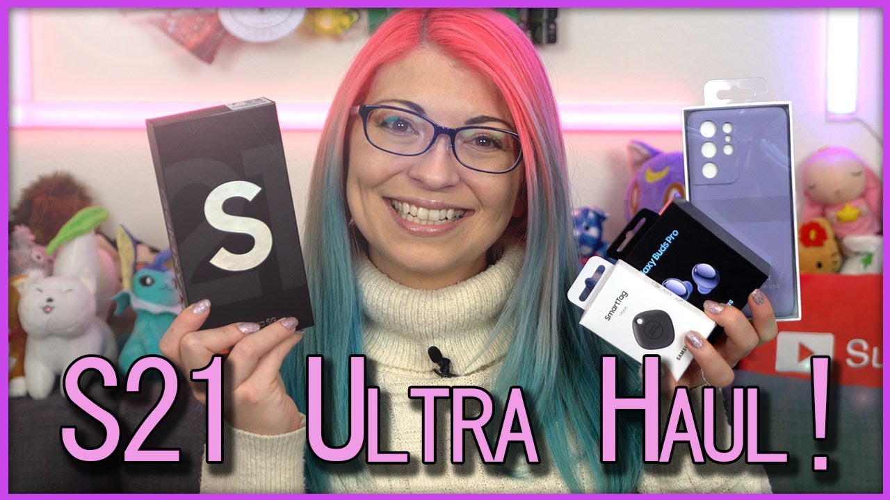 $500 Samsung Galaxy S21 Ultra Phantom Silver + Galaxy Buds Pro + Accessory Haul and Unboxing!