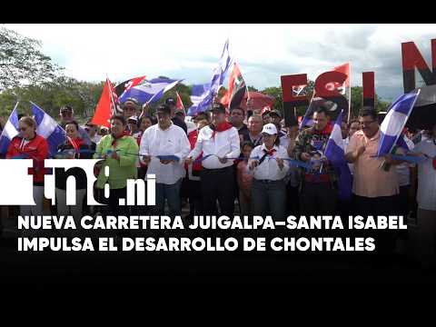 Inauguran 12 kms de nueva carretera adoquinada de Juigalpa a Puerto Díaz, en Chontales