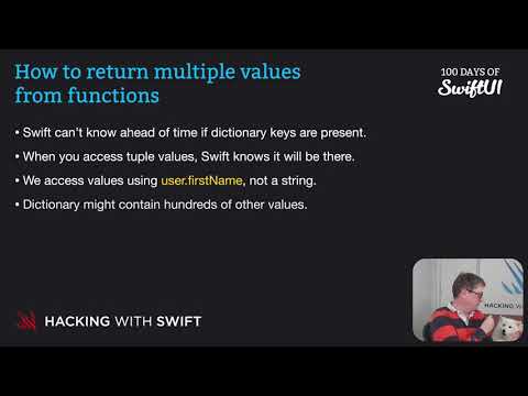 How to return multiple values from functions – Swift for Complete Beginners