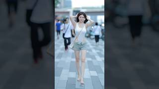 beautiful girl street fashion tiktok #chinesefashion #mejoresstreetfashion #shorts
