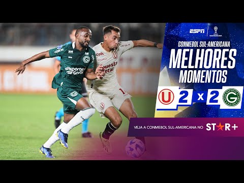 Gols e lances de Universitario x Goiás