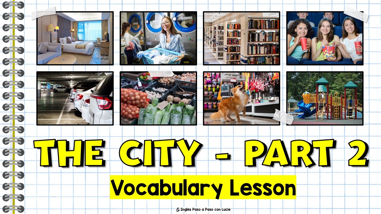 Lugares de la Ciudad en Inglés | Vocabulario para Principiantes – Parte 2