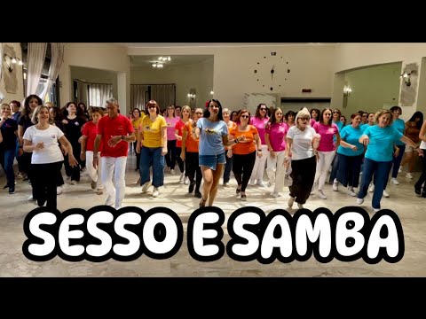 SESSO E SAMBA Tony Effe e Gaia coreo Petronela Calciu /balli di gruppo 2024 socialdance tormentoni
