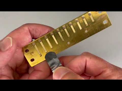 How to Gap your Harmonica Reeds for Optimum Bendability