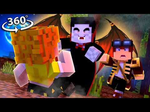 Catching the Master VAMPIRE in 360/VR! - Minecraft VR Video