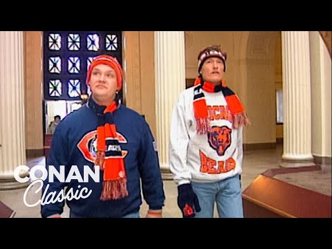 Andy Gives Conan A Tour Of His Old Neighborhood In Chicago | Late Night with Conan O’Brien