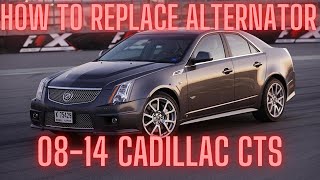 How to replace alternator 2008 Cadillac CTS(CHECK DESCRIPTION)