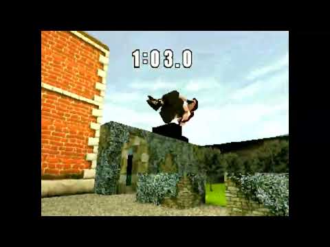Tomb Raider 2 - World Record Speedrun WR - 1:03.0 - Training Assault Course Glitchless - Playstation