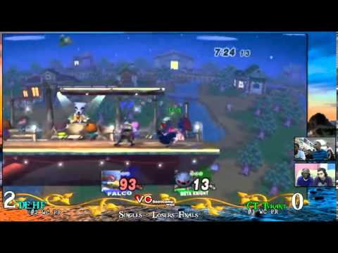 Golden Coast - DEHF (Falco) Vs. Tyrant (Meta Knight) - Losers Finals - SSBB