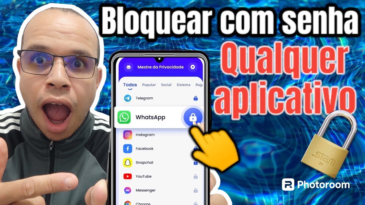 COMO BLOQUEAR  APLICATIVOS DO CELULAR COM SENHA MELHOR MÉTODO 2024