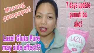 Download lagu LAZEL GLUTA PURE 1WEEK REVIEW || MAY SIDE EFFECT || MURANG PAMPAPUTI mp3