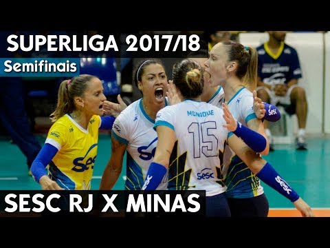 SESC RJ X MINAS JOGO 2 | SEMIFINAL SUPERLIGA 17/18 HD