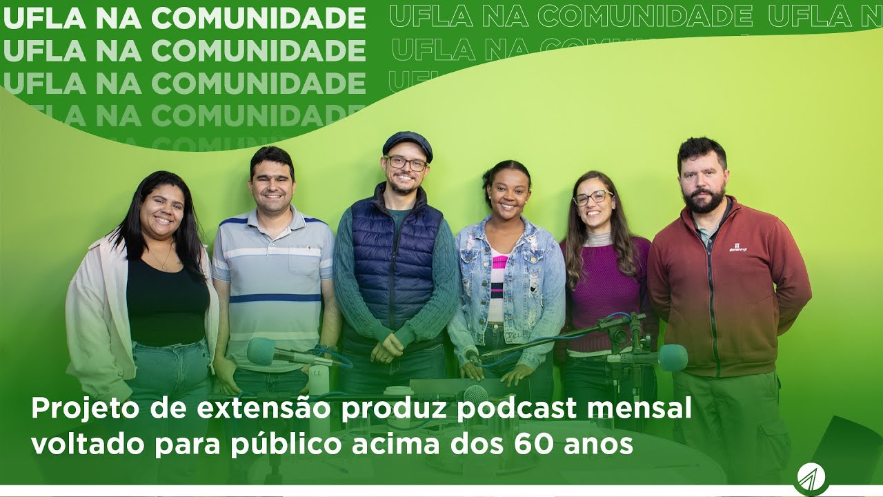 Projeto de extensão produz podcast mensal voltado para público acima dos 60 anos