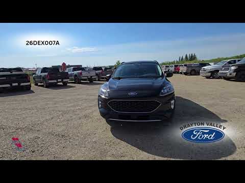 2021 Ford Escape Titanium Hybrid AWD in Black for sale at Drayton Valley Ford in Drayton Valley, AB