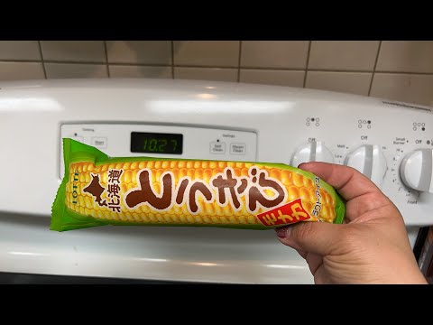 Corn on the cob ice cream from Japan