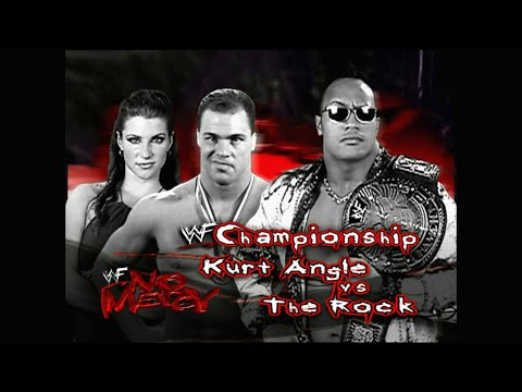 Story of The Rock vs. Kurt Angle | No Mercy 2000