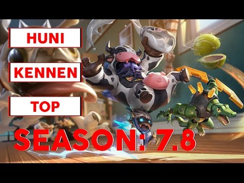 SKT T1 Huni Play Kennen Jungle Challenger Korean Pro Replay