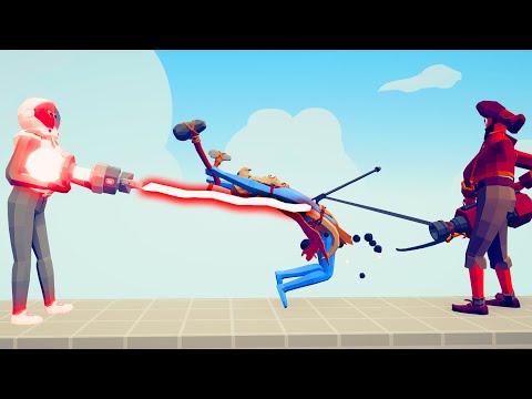 NEON LASER + GRAPPLER vs EVERY UNIT - TABS Totally Accurate Battle Simulator