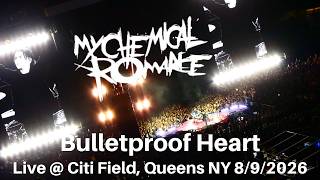 Zobacz, jak zespół My Chemical Romance po raz pierwszy od czterech lat wykonuje utwór „Bulletproof Heart” na początku swojej północnoamerykańskiej trasy koncertowej „The Black Parade” w 2026 roku