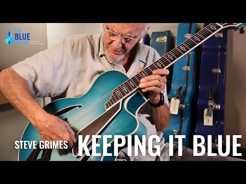 Luthier STEVE GRIMES - The Challenge of Keeping a Blue Guitar Blue!
