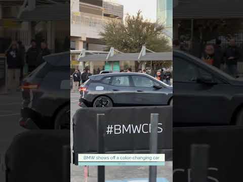 BMW shows off a color-changing car