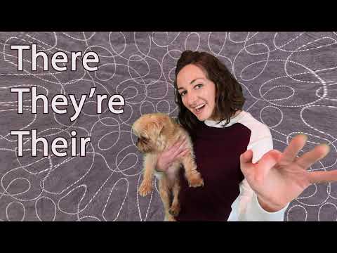 There Their They're Lesson on Homophones For Kids