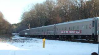 preview picture of video 'NS Circus Train 047 at Stanton Station, NJ 3/4/09'