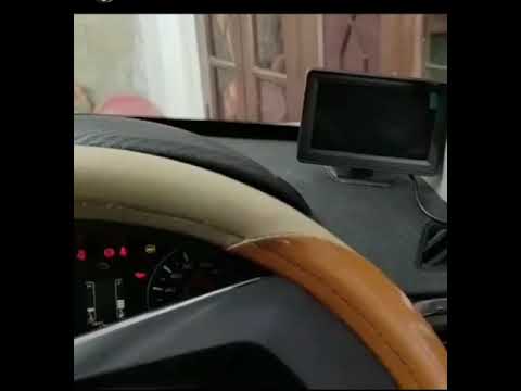 Dual monitor installation with rear view camera